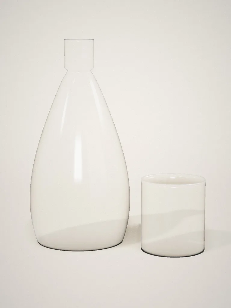 Glass Carafe & Tumbler