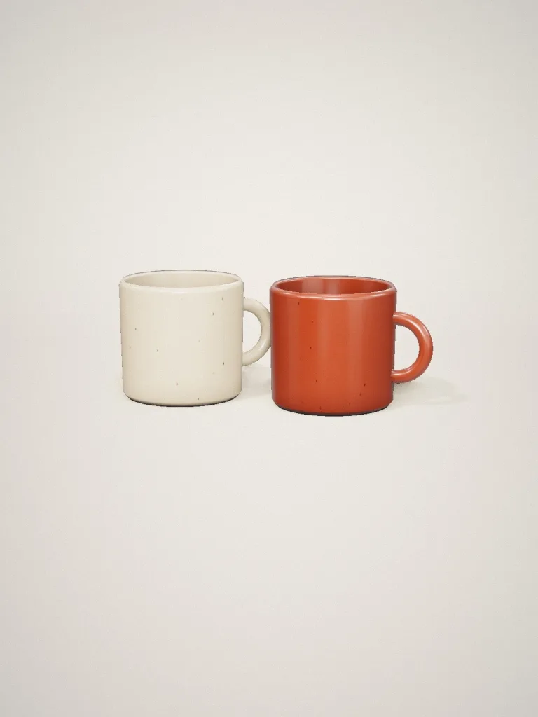 Sand & Terracotta Mug Pair
